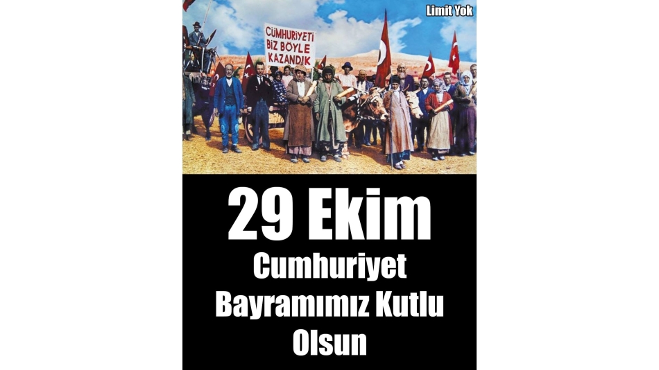 29 Ekim Cumhuriyet Bayramımız Kutlu Olsun 